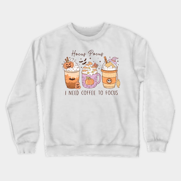 Womens Halloween Hocus Pocus Crewneck Sweatshirt by Positively Petal Perfect 